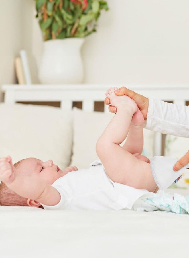 ألفا بيبي مجموعة ALVABABY من 10 قطع من أغطية التبول للأطفال الرضع، مقاس 2.76 × 2.76 بوصة، واقي قوي لامتصاص الماء، غطاء تبول قابل لإعادة الاستخدام بأربع طبقات، ملحق لتغيير الحفاضات، هدية مثالية للطفل 10NGS03 - Image 5